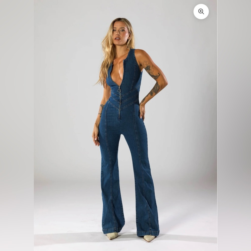Revice Denim Hollywood Heartthrob Jumpsuit - XS